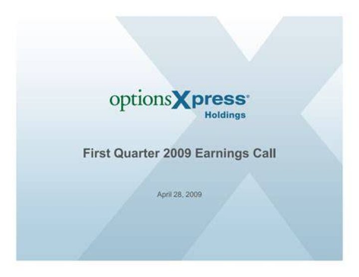 What happened to optionsXpress?